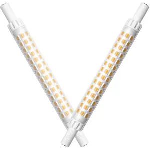 R7s LED 118 mm, 9.5W 230V Bombillas, Blanco Cálido 3000K, Equivalente a 80-100W Halógena
