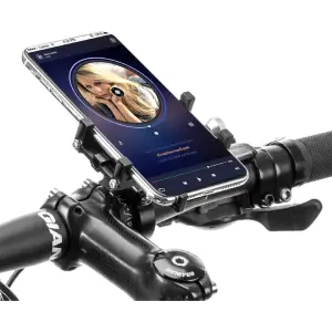 ROCKBROS Soporte Móvil para Bicicleta Moto, Rotación 360° Soporte Universal de Aleación de Aluminio para Teléfonos