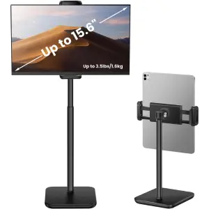tounee Soporte para Tablet Ajustable, soporta 1,6 kg, Altura hasta 18''